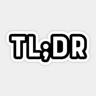 TL;DR Sticker